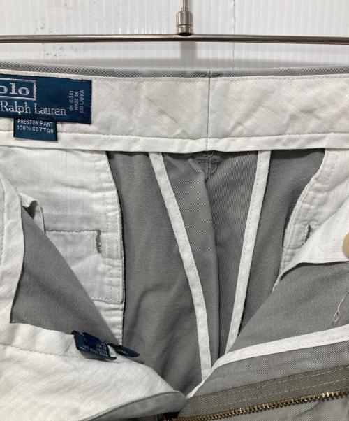 POLO RALPH LAUREN（ポロ・ラルフローレン）POLO RALPH LAUREN (ポロ・ラルフローレン) 90s/コットンパンツ グレー サイズ:33/32の古着・服飾アイテム