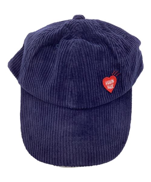 HUMAN MADE（ヒューマンメイド）HUMAN MADE (ヒューマンメイド) コーデュロイキャップ ネイビーの古着・服飾アイテム