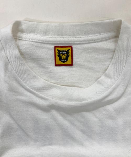 HUMAN MADE（ヒューマンメイド）HUMAN MADE (ヒューマンメイド) ロングスリーブカットソー ホワイト サイズ:Lの古着・服飾アイテム