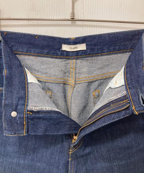CLANE（クラネ）CLANE (クラネ) ベルボトムパンツ インディゴ サイズ:26の古着・服飾アイテム