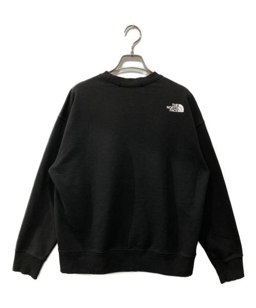 THE NORTH FACE（ザ ノース フェイス）THE NORTH FACE (ザ ノース フェイス) フラワーロゴクルー/Flower Logo Crew ブラック サイズ:Sの古着・服飾アイテム