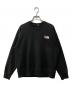 THE NORTH FACE（ザ ノース フェイス）の古着「フラワーロゴクルー/Flower Logo Crew」｜ブラック