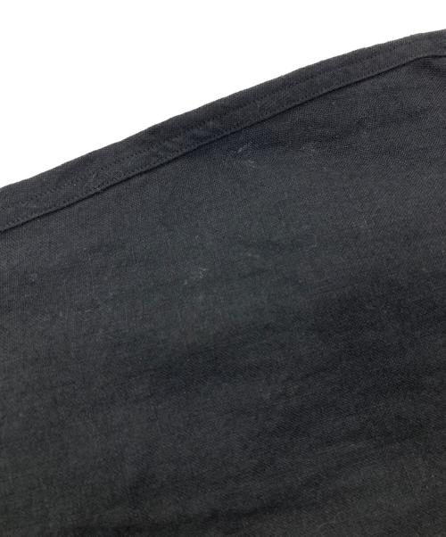 BROOKS BROTHERS（ブルックスブラザーズ）BROOKS BROTHERS (ブルックスブラザーズ) リネンシャツ/URBAN RESEARCH別注/OPEN COLLAR L S SHIRTS ブラック サイズ:Mの古着・服飾アイテム