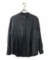 BROOKS BROTHERS（ブルックスブラザーズ）の古着「リネンシャツ/URBAN RESEARCH別注/OPEN COLLAR L S SHIRTS」｜ブラック