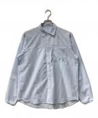THE NORTH FACEザ ノース フェイス）の古着「26SS/ストライプシャツ/GARロングスリーブシャツ」｜ホワイト×ブルー