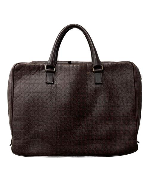 Salvatore Ferragamo（サルヴァトーレ フェラガモ）Salvatore Ferragamo (サルヴァトーレ フェラガモ) ビジネストートバッグ/2WAYショルダーバッグ ブラウンの古着・服飾アイテム