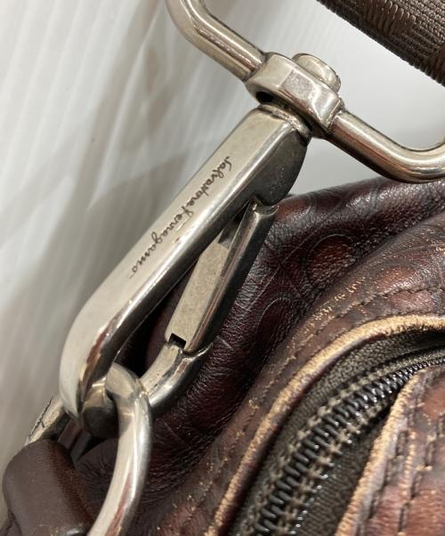 Salvatore Ferragamo（サルヴァトーレ フェラガモ）Salvatore Ferragamo (サルヴァトーレ フェラガモ) ビジネストートバッグ/2WAYショルダーバッグ ブラウンの古着・服飾アイテム
