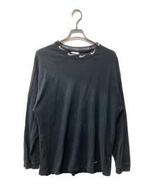 NIKE×stussy（ナイキ×ステューシー）の古着「ロングスリーブカットソー」｜ブラック