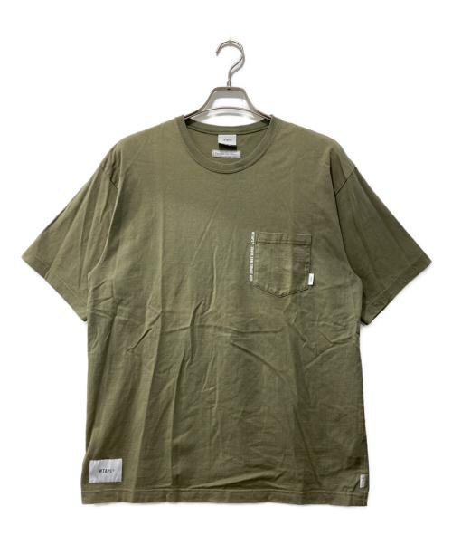 WTAPS（ダブルタップス）WTAPS (ダブルタップス) Ron Herman (ロンハーマン) BLANK SS TEE/Tシャツ オリーブ サイズ:3の古着・服飾アイテム