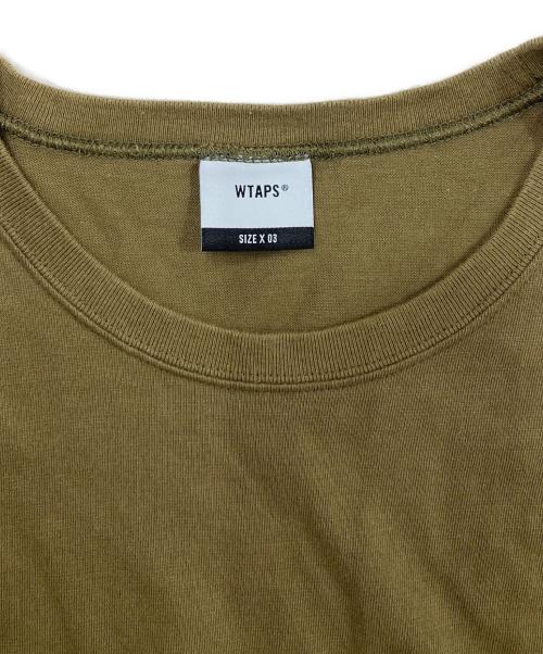 WTAPS（ダブルタップス）WTAPS (ダブルタップス) BLANKSS01/tシャツ カーキ サイズ:3の古着・服飾アイテム