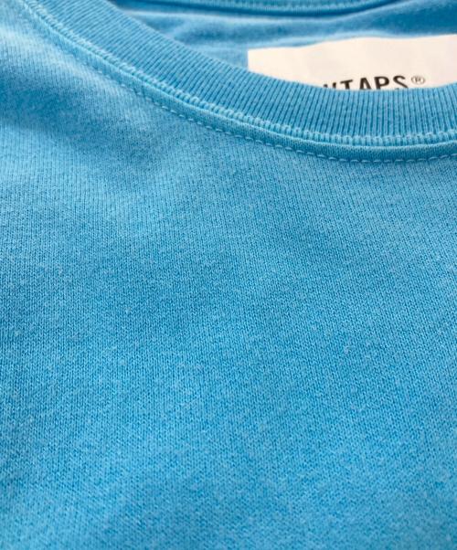 WTAPS（ダブルタップス）WTAPS (ダブルタップス) CREW NECK COTTON/tシャツ ブルー サイズ:３の古着・服飾アイテム