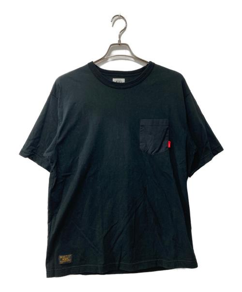 WTAPS（ダブルタップス）WTAPS (ダブルタップス) DESIGN SS : POCKETｆ/tシャツ ブラック サイズ:Lの古着・服飾アイテム