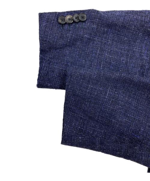 Pilgrim（ピルグリム）Pilgrim (ピルグリム) LORO PIANA (ロロピアーナ) テーラードジャケット/SUMMER TIME/ウールシルクリネン シングルブレステッド2Bジャケット ネイビー サイズ:48の古着・服飾アイテム