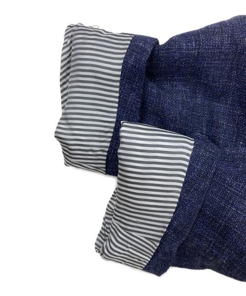 Pilgrim（ピルグリム）Pilgrim (ピルグリム) LORO PIANA (ロロピアーナ) テーラードジャケット/SUMMER TIME/ウールシルクリネン シングルブレステッド2Bジャケット ネイビー サイズ:48の古着・服飾アイテム