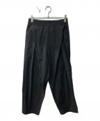 yoshio kuboヨシオクボ）の古着「TWILL TUCK PANT/パンツ」｜ブラック