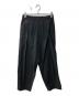 yoshio kubo（ヨシオクボ）の古着「TWILL TUCK PANT/パンツ」｜ブラック