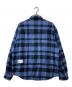 A BATHING APE (アベイシングエイプ) チェックネルシャツ ネイビー サイズ:XL：5000円
