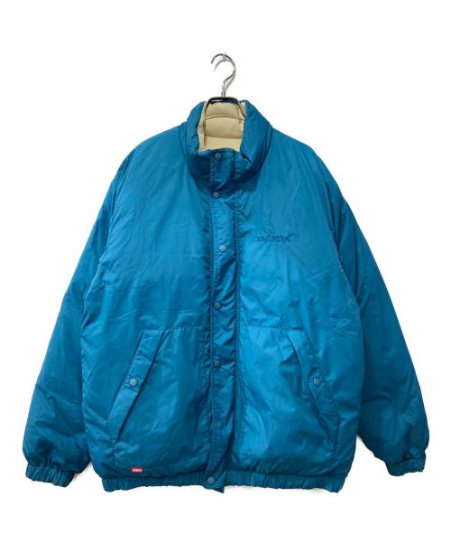 AVIREX（アヴィレックス）AVIREX (アヴィレックス) REVERSIBLE 2TONE DOWN JACKET/ダウンジャケット ブルー×ベージュ サイズ:Lの古着・服飾アイテム