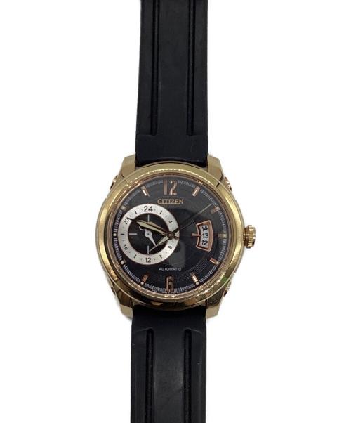 CITIZEN（シチズン）CITIZEN (シチズン) GMT AUTOMATIC/リストウォッチ ブラックの古着・服飾アイテム