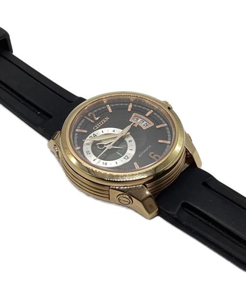 CITIZEN（シチズン）CITIZEN (シチズン) GMT AUTOMATIC/リストウォッチ ブラックの古着・服飾アイテム