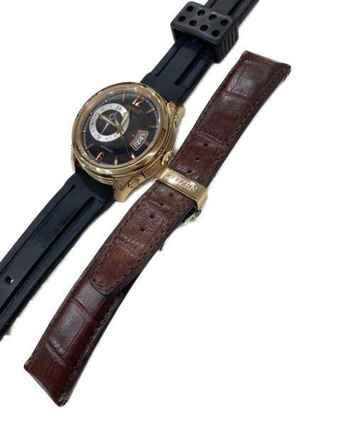 CITIZEN（シチズン）CITIZEN (シチズン) GMT AUTOMATIC/リストウォッチ ブラックの古着・服飾アイテム