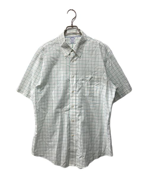 BROOKS BROTHERS（ブルックスブラザーズ）BROOKS BROTHERS (ブルックスブラザーズ) 半袖チェックBDシャツ グリーン サイズ:Lの古着・服飾アイテム
