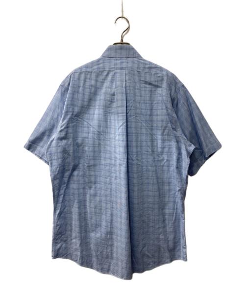 BROOKS BROTHERS（ブルックスブラザーズ）BROOKS BROTHERS (ブルックスブラザーズ) 半袖チェックBDシャツ ブルー サイズ:16　1/2の古着・服飾アイテム