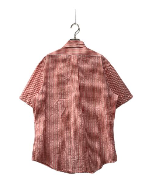 BROOKS BROTHERS（ブルックスブラザーズ）BROOKS BROTHERS (ブルックスブラザーズ) 半袖チェックBDシャツ オレンジ サイズ:Lの古着・服飾アイテム