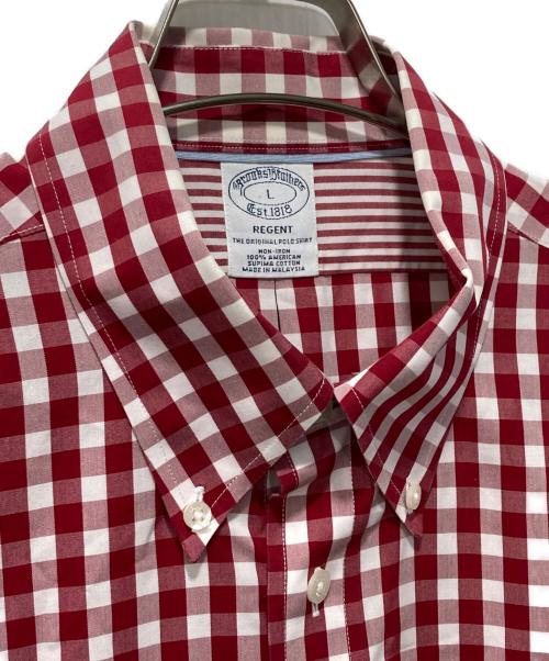 BROOKS BROTHERS（ブルックスブラザーズ）BROOKS BROTHERS (ブルックスブラザーズ) チェックBDシャツ レッド サイズ:Lの古着・服飾アイテム