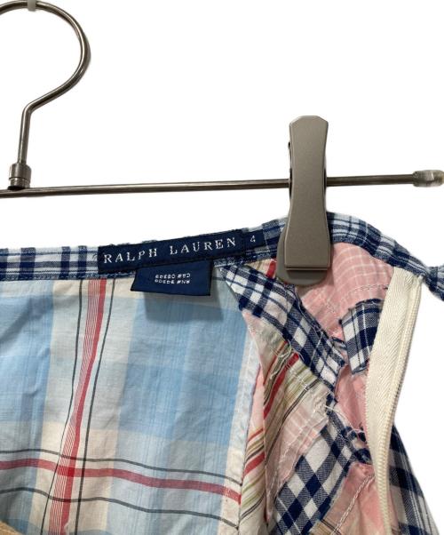 RALPH LAUREN（ラルフローレン）RALPH LAUREN (ラルフローレン) 90s－00s/パッチワークスカート マルチカラー サイズ:４の古着・服飾アイテム
