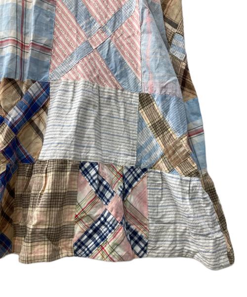 RALPH LAUREN（ラルフローレン）RALPH LAUREN (ラルフローレン) 90s－00s/パッチワークスカート マルチカラー サイズ:４の古着・服飾アイテム