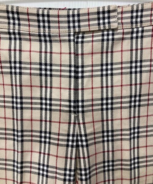 BURBERRY LONDON（バーバリーロンドン）BURBERRY LONDON (バーバリーロンドン) ノヴァチェックパンツ ベージュ サイズ:36の古着・服飾アイテム