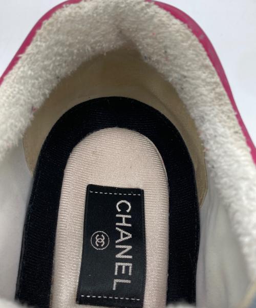 CHANEL（シャネル）CHANEL (シャネル) スウェードレザー ココマーク ローカットスニーカー マルチカラー サイズ:40の古着・服飾アイテム