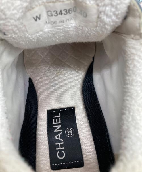 CHANEL（シャネル）CHANEL (シャネル) スウェードレザー ココマーク ローカットスニーカー マルチカラー サイズ:40の古着・服飾アイテム