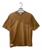 WTAPSダブルタップス）の古着「ポケットTシャツ」｜ブラウン