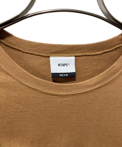 WTAPS（ダブルタップス）WTAPS (ダブルタップス) ポケットTシャツ ブラウン サイズ:03の古着・服飾アイテム