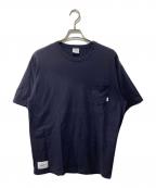 WTAPSダブルタップス）の古着「BLANK SS 03/TEE/ポケットTシャツ」｜ネイビー