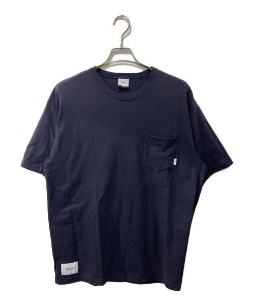 WTAPS（ダブルタップス）WTAPS (ダブルタップス) BLANK SS 03/TEE/ポケットTシャツ ネイビー サイズ:03の古着・服飾アイテム
