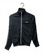 FRED PERRYフレッドペリー）の古着「TAPED TRACK JACKET /トラックジャケット」｜ブラック