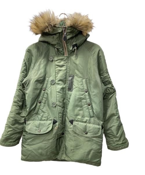AVIREX（アヴィレックス）AVIREX (アヴィレックス) フライトジャケット/N-3Bタイプコート オリーブ サイズ:Mの古着・服飾アイテム
