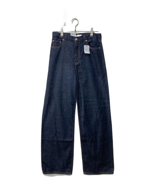 moussy（マウジー）moussy (マウジー) デニムパンツ/TENCEL(TM) DENIM STRAIGHT インディゴ サイズ:27 未使用品の古着・服飾アイテム