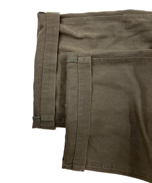 Black Weirdos（ブラック ウィドース）Black Weirdos (ブラック ウィドース) DENIM BONDAGE PANTS/加工デニムパンツ カーキ サイズ:Lの古着・服飾アイテム