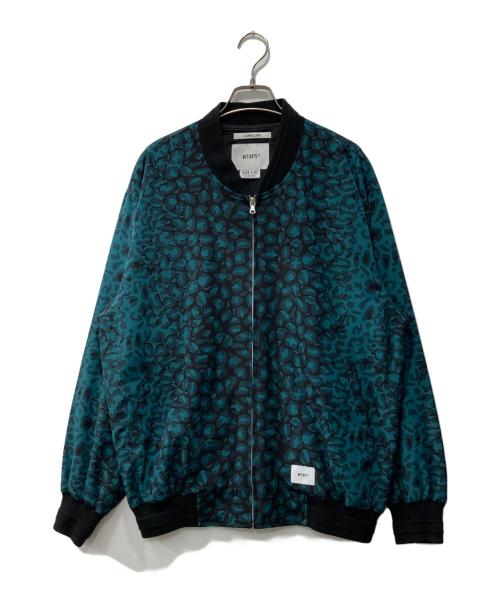 WTAPS（ダブルタップス）WTAPS (ダブルタップス) レオパード/POLY. FAILLE. CAMO/ブルゾン グリーン サイズ:２の古着・服飾アイテム