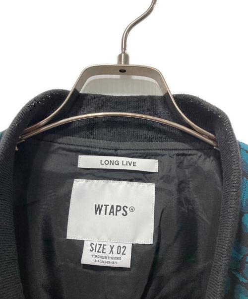 WTAPS（ダブルタップス）WTAPS (ダブルタップス) レオパード/POLY. FAILLE. CAMO/ブルゾン グリーン サイズ:２の古着・服飾アイテム