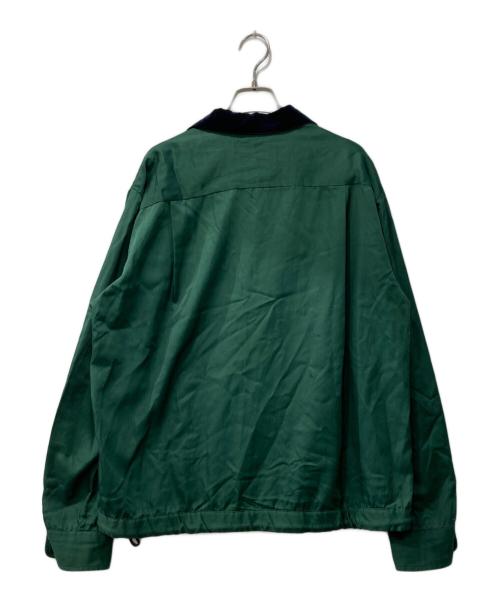 sacai（サカイ）sacai (サカイ) ボーリングシャツ/襟ベロア グリーン サイズ:2の古着・服飾アイテム