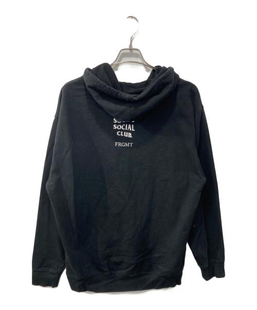 anti social social CLUB（アンチソーシャルソーシャルクラブ）ANTI SOCIAL SOCIAL CLUB (アンチソーシャルソーシャルクラブ) ロゴパーカー ブラック サイズ:Lの古着・服飾アイテム