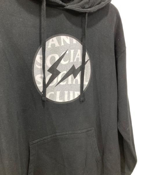 anti social social CLUB（アンチソーシャルソーシャルクラブ）ANTI SOCIAL SOCIAL CLUB (アンチソーシャルソーシャルクラブ) ロゴパーカー ブラック サイズ:Lの古着・服飾アイテム