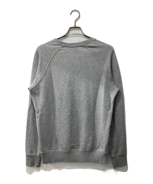 maison kitsune（メゾンキツネ）maison kitsune (メゾンキツネ) ワンポイントロゴスウェット グレー サイズ:Sの古着・服飾アイテム