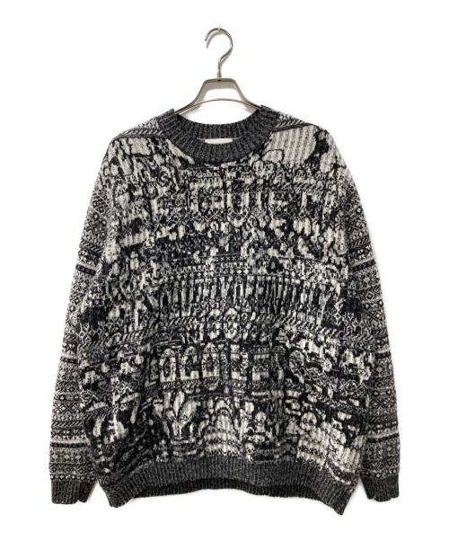 beautiful people（ビューティフルピープル）beautiful people (ビューティフルピープル) Bequiet faire isled pullover/ニット グレー サイズ:42の古着・服飾アイテム