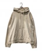 ADER errorアーダーエラー）の古着「ワンポイントロゴパーカー」｜ベージュ